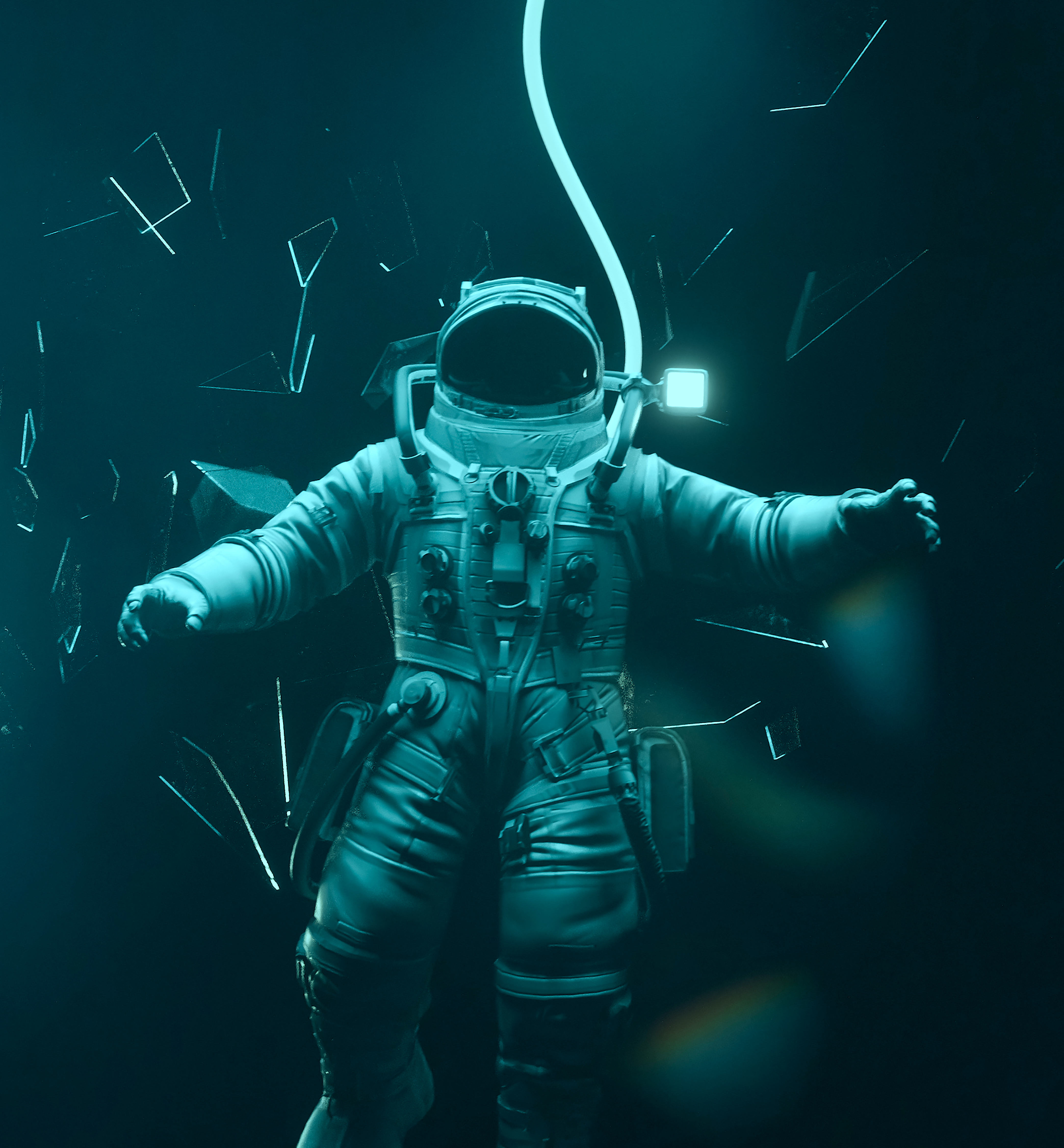 Astronaut in space